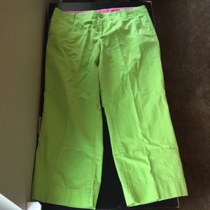 Lilly Pulitzer Cropped Green Pants